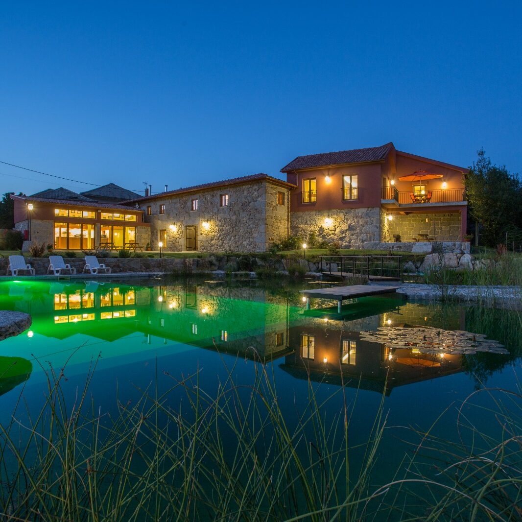 full outdoor view pool portugal iboga retreat